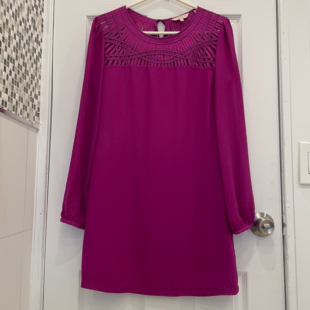 Ted Baker London fuschia sheath dress